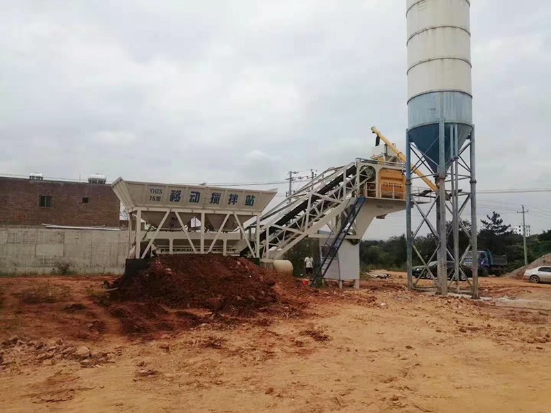 免基礎移動式穩(wěn)定土拌合站